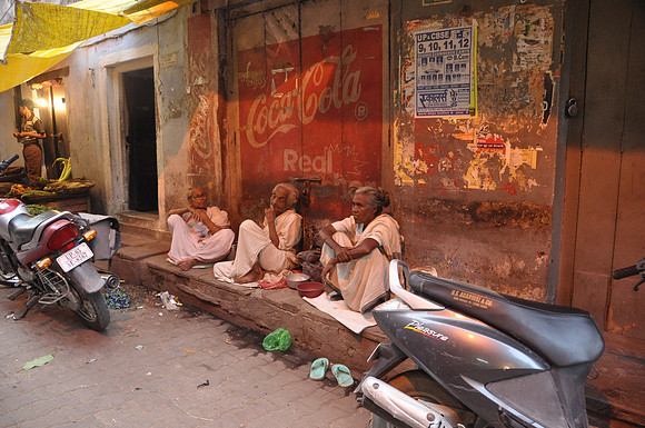 Group of Widows in Varanasi 2010