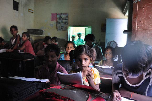vihaan slum school class room