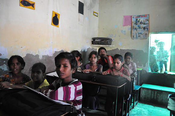 vihaan slum school class room