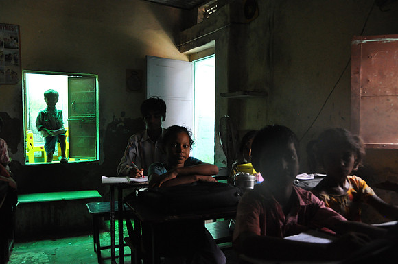 vihaan slum school class room