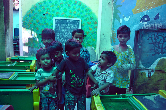 vihaan slum school class room