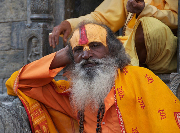Indian sadhus from Varanasi in Kathmandu