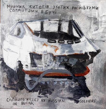 bombed car