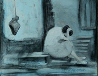 grieving widow