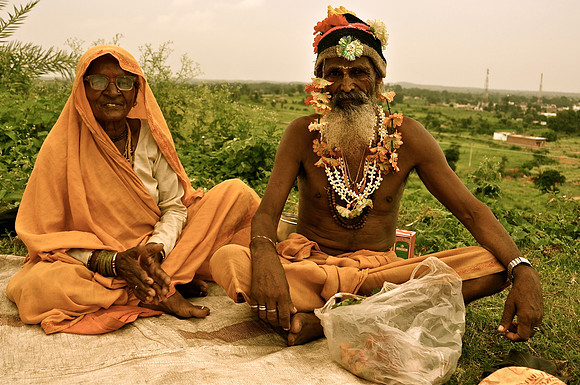 Sadhu Couple in Orcha