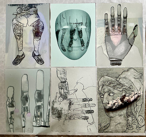 Broken Cyborg 6 Digital A3 Prints January 2026