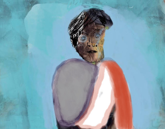 War Child Wounded Digital Print 2025