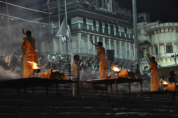 Ganga Pooja at Assi Ghat