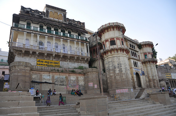 Typical architecture along the ghats