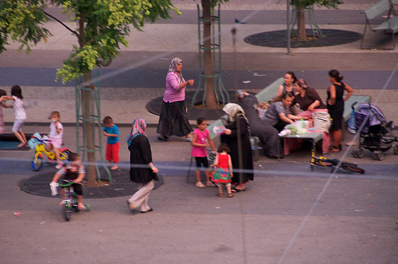 Volkertplatz Before a Thunderstorm July 2012
