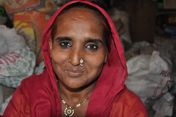 Beggar Woman in Delhi