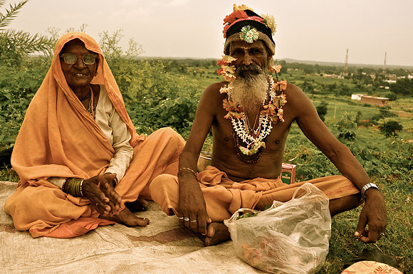 Old Sadhu Couple