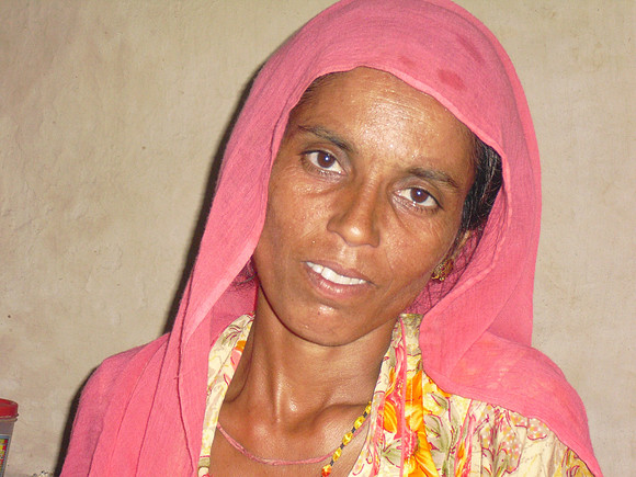 Villagers on Edge of Thar Desert near Bikaner