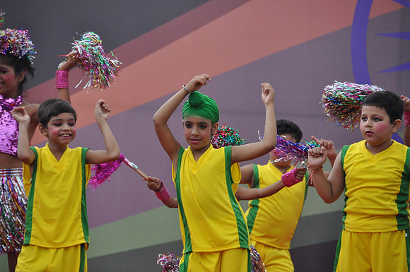 Warren Academy upper class school celebrating Independance Day (3)