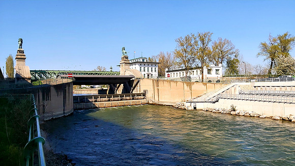 Danube Canal in Carona Social Distancing Times