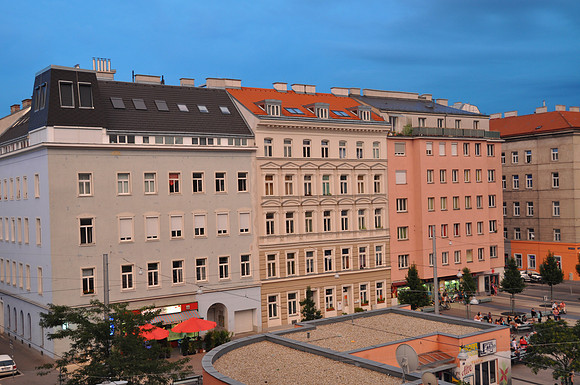 Volkertplatz Before a Thunderstorm July 2012