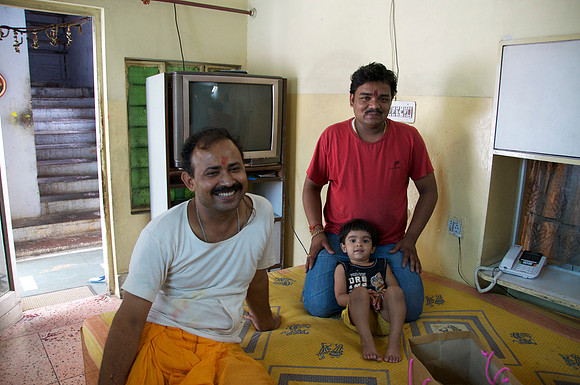 Brahmin Monk and Family Jaipur
