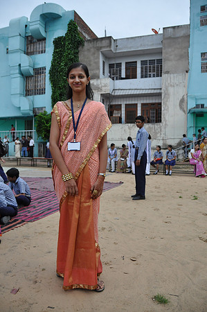 Indian Public School teachers organising Independance Day Celebrations (3)