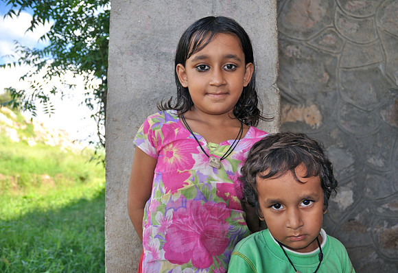 Brother and Sister Elephant Village Jaipur
