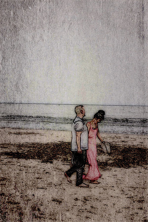 couple on beach