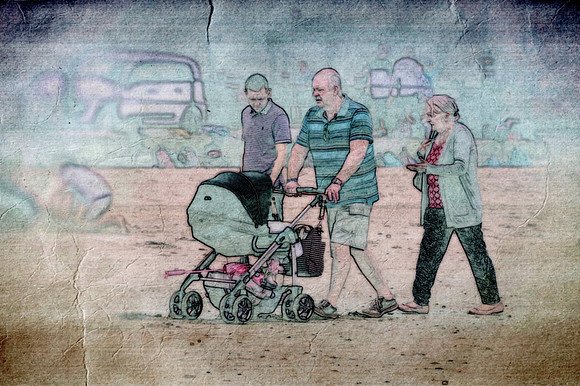 family with pram